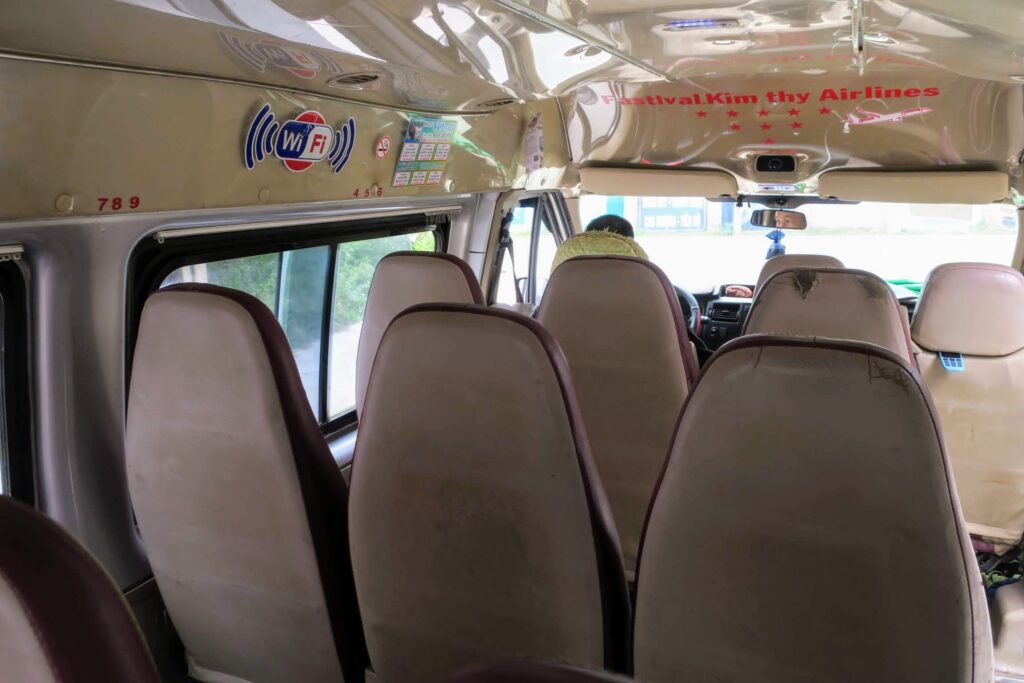 The not great van ride from Da Lat to Kien Duc, Vietnam